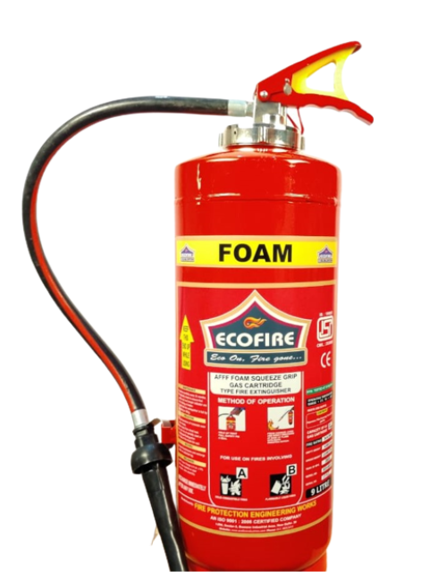 Eco Fire Premium M.foam (AFFF) Type Fire Extinguisher In Capacity 9 Ltr 